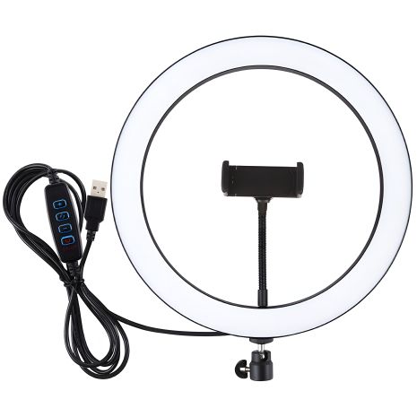 LED кольцевая лампа USB Puluz PU407 11.8"