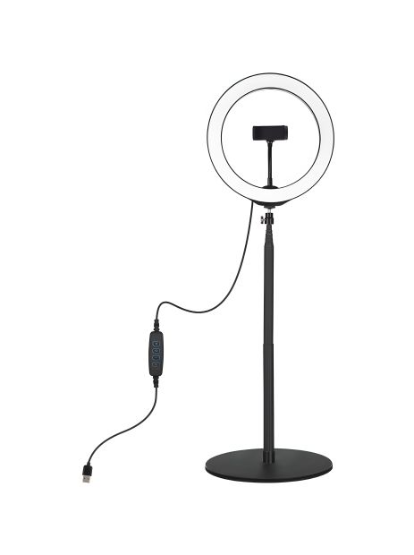 Кільцева USB LED лампа Puluz PKT3039 10.2" з настільним кріпленням