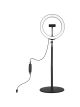 Кільцева USB LED лампа Puluz PKT3039 10.2" з настільним кріпленням
