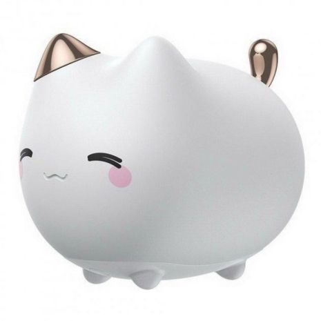 Ночник Baseus Cute Series Kitty Silicone Night light DGAM-A Белый, 02