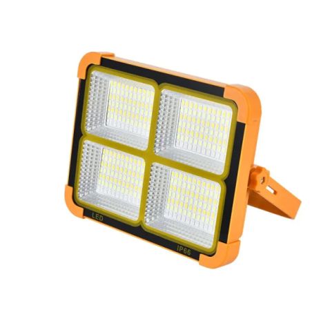 Ліхтарик LED 408 Solar / 9000mAh Жовтий