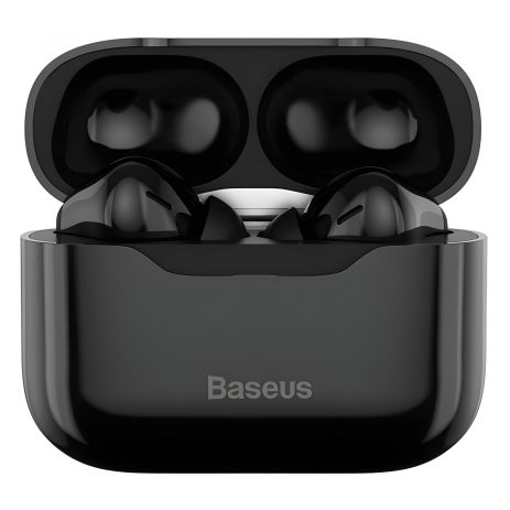 Бездротові навушники BASEUS SIMU ANC True Wireless Earphone S1, BT5.1, 40mAh, 380mAh, 4.5h, 24h, чорні (NGS1-02) Бездротові навушники BASEUS SIMU ANC True Wireless Earphone S1, BT5.1, 40mAh, 380mAh, 4.5h, 24h, чорні (NGS1-02)
