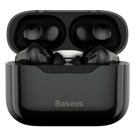 Наушники Bluetooth BASEUS SIMU ANC True Wireless Earphone S1 |BT5.1, 40/380mAh, 4.5/24Hours| (NGS1-02) black Наушники Bluetooth BASEUS SIMU ANC True Wireless Earphone S1 |BT5.1, 40/380mAh, 4.5/24Hours| (NGS1-02) black