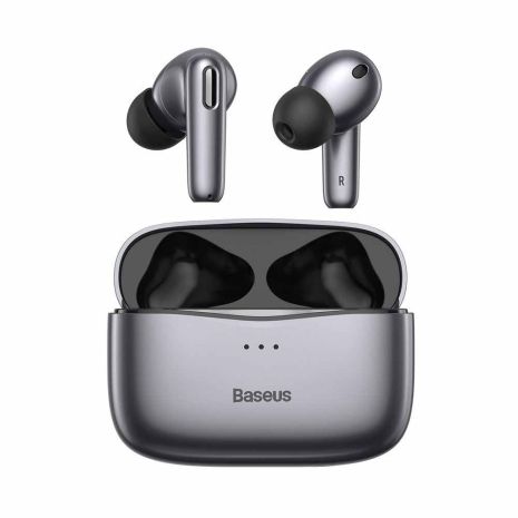 Навушники Bluetooth BASEUS SIMU ANC True Wireless Earphones S2 | 42/480mAh, 6/24Hours (NGS2-02) grey