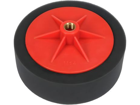 Полірувальний диск з м'якою губкою Ø=150 мм, h=50 мм, різьбове кріплення М14 [60] Yato YT-47880