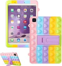 Чохол SoftGel Kids дитячий pop-it для Samsung Galaxy Tab A 10.1 2019 T515 T510 Веселка