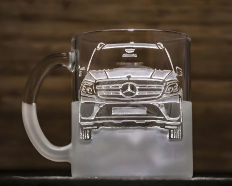Чаю та кави для чашка з гравіюванням Mercedes GLS-Class Мерседес