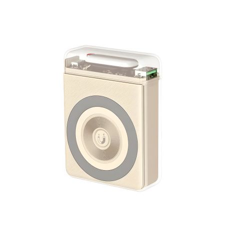 Аккумулятор XO PR226 Mini Transparent с магнитной абсорбцией, 15W, 10000mAh бежевого цвета