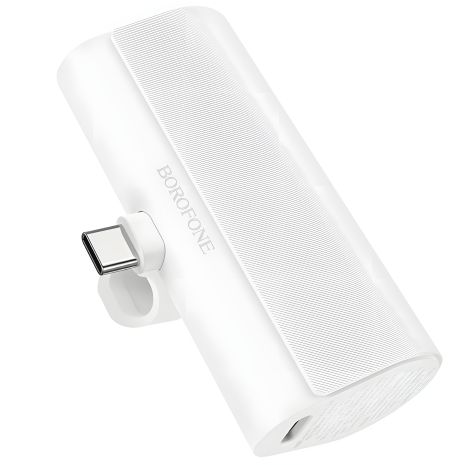 Power Bank Borofone BJ35 Pocket Type-C 5000mAh Білий Power Bank Borofone BJ35 Pocket Type-C 5000mAh Білий