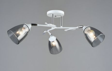Стельова люстра Sirius B A4091/3 WT+CH з поворотнім механізмом Стельова люстра Sirius B A4091/3 WT+CH з поворотнім механізмом