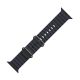 Ремінець силіконовий Hoco iWatch WA12 marine double buckle, 42, 44, 45, 49mm, midnight blue