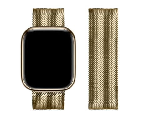 Ремінець металевий Hoco iWatch WA03 milanese steel 38/ 40/ 41mm vintage gold