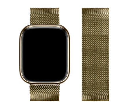 Металлический ремешок Hoco iWatch WA03 milanese steel 42/44/45/49mm ретро золото