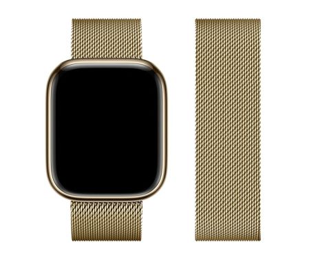 Ремешок металлический Hoco iWatch WA03 milanese steel 42/ 44/ 45/ 49mm vintage gold Ремешок металлический Hoco iWatch WA03 milanese steel 42/ 44/ 45/ 49mm vintage gold