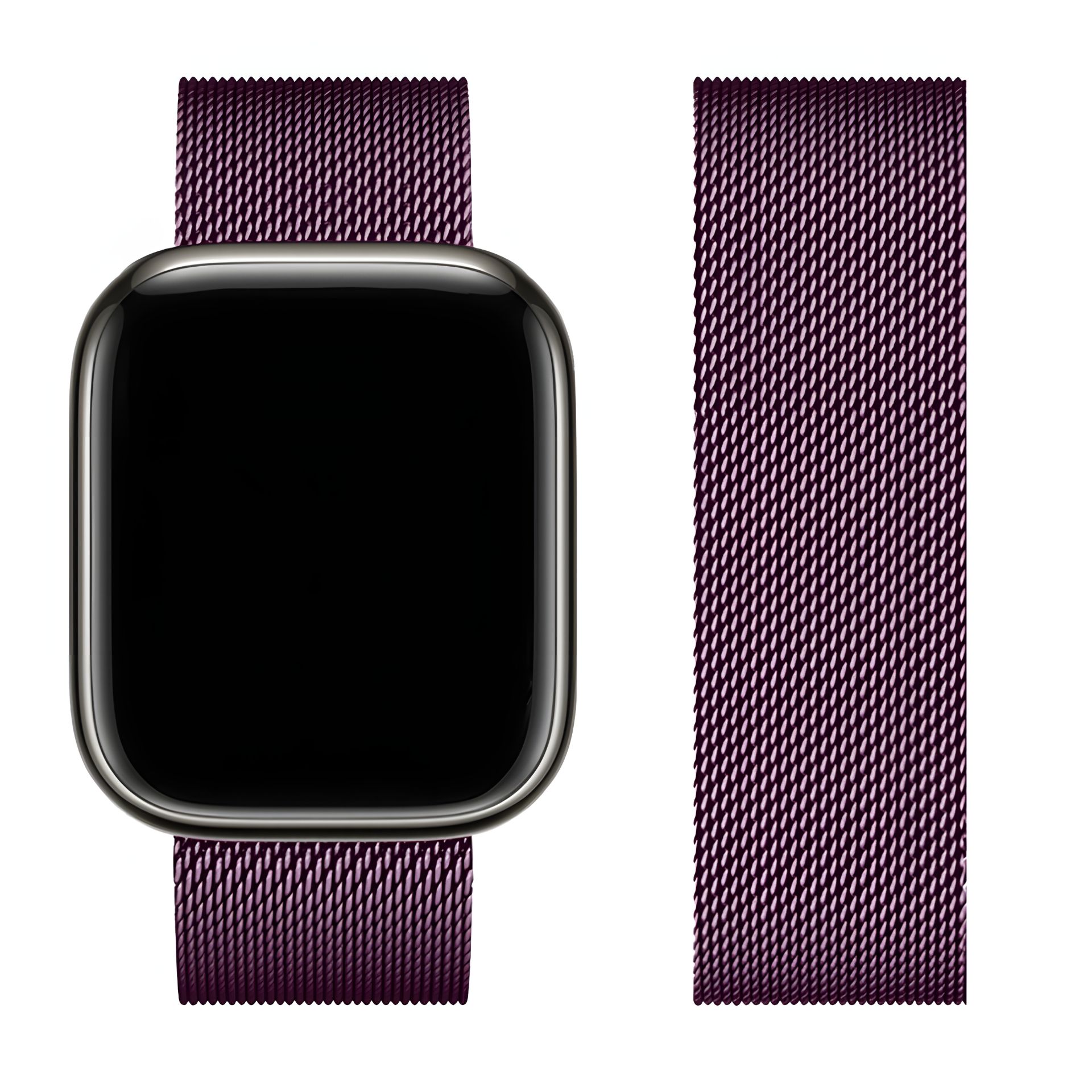 Металевий ремінець Hoco iWatch WA03 milanese steel 38, 40, 41mm blackcurrant Металевий ремінець Hoco iWatch WA03 milanese steel 38, 40, 41mm blackcurrant
