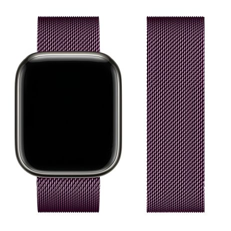 Ремешок металлический Hoco iWatch WA03 milanese steel 38/ 40/ 41mm blackcurrant Ремешок металлический Hoco iWatch WA03 milanese steel 38/ 40/ 41mm blackcurrant