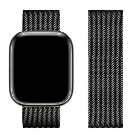 Металевий ремінець Hoco iWatch WA03 milanese steel 38, 40, 41mm black