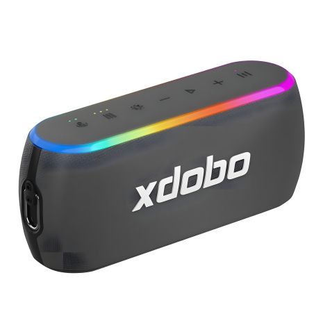 Акустика xdobo X8 III IPX7 | BT5.3, EQ, 2 * 30W, TWS, AUX / TF / USB, 12h Max | black Акустика xdobo X8 III IPX7 | BT5.3, EQ, 2 * 30W, TWS, AUX / TF / USB, 12h Max | black