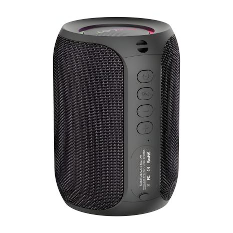 Bluetooth колонка ZEALOT S32 Pro BT5.2, AUX, USB, TF, TWS 15W, 4h, LED підсвічування, чорна