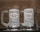 Пивные кружки с гравировкой "ТЕСТЬ №1 Самый лучший в мире" и "ТЕЩА №1 Самая лучшая в мире"