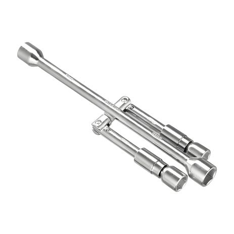 Розкладний балонний ключ, 17×19×21×23 мм INTERTOOL HT-1596