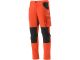 Рабочие брюки 4-WAY стреч SERWAL оранжево-черный 3XL/ 100-106 см, рост- 186-196 см, 11 карманов Yato YT-79115