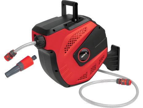 ПВХ водяний шланг 1/2", Ø=11.5мм, тиск 8 Bar, довжина 15м зі сполучними муфтами та наконечником Yato YT-24258 ПВХ водяний шланг 1/2", Ø=11.5мм, тиск 8 Bar, довжина 15м зі сполучними муфтами та наконечником Yato YT-24258