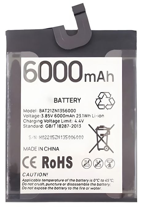 Акумулятори Doogee S98 BAT21ZN1356000 (6000mAh) [Original PRC] 12 міс. гарантії