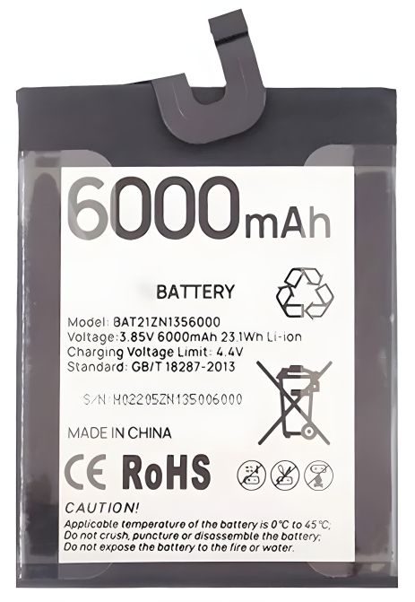 Акумулятори Doogee S98 BAT21ZN1356000 (6000mAh) [Original PRC] 12 міс. гарантії