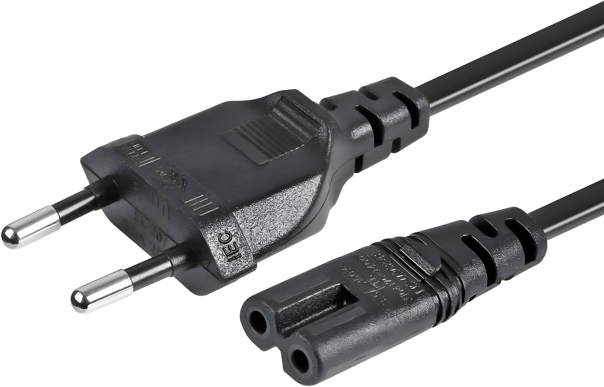 Кабель питания 220V Black EU C7 to 2pin European IEC Figure 8 AC Power Cable For XBOX PS4 та ін. Кабель питания 220V Black EU C7 to 2pin European IEC Figure 8 AC Power Cable For XBOX PS4 та ін.