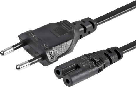 Кабель питания 220V Black EU C7 to 2pin European IEC Figure 8 AC Power Cable For XBOX PS4 та ін. Кабель питания 220V Black EU C7 to 2pin European IEC Figure 8 AC Power Cable For XBOX PS4 та ін.
