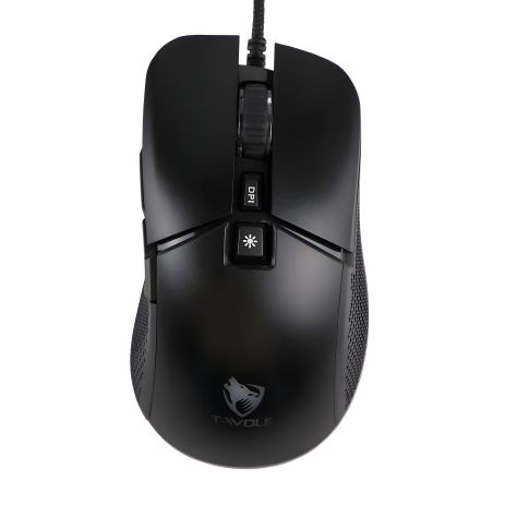 Миша USB Ігрова TWolf G590 RGB, 800-7200 DPI, 1.5 м Чорний Миша USB Ігрова TWolf G590 RGB, 800-7200 DPI, 1.5 м Чорний