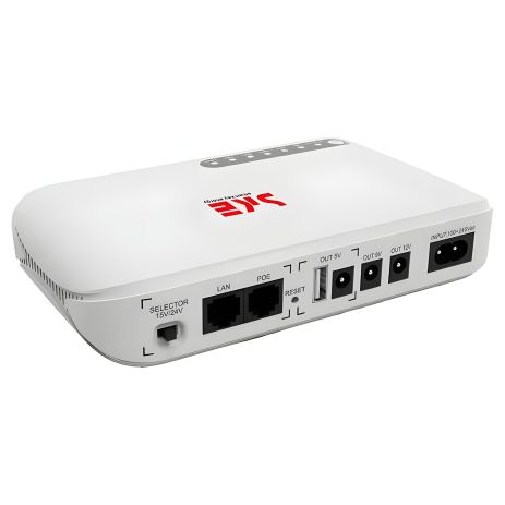SKE POE-632E DC ИБП (UPS) 17W 8800mah White для роутера/терминала/камеры |5/9/12v, USB, LAN, POE|