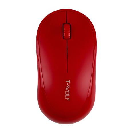 Бездротова Миша TWolf Q18 2.4G, 1000 DPI, 1хАА Червоний