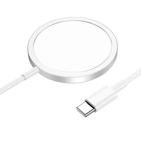 Беспроводное ЗУ для MagSafe USB-C 15W White (без магнита)