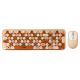 Бездротова клавіатура та миша TWolf TF350 Colorful, 2.4G, 800-1600DPI, Молочний Бездротова клавіатура та миша TWolf TF350 Colorful, 2.4G, 800-1600DPI, Молочний
