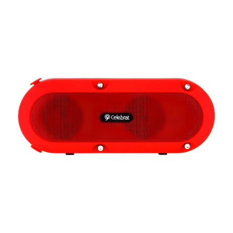 Портативна акустика CELEBRAT Outdoor SP-5 | BT5.0, TWS, IPX7 | червона Портативна акустика CELEBRAT Outdoor SP-5 | BT5.0, TWS, IPX7 | червона