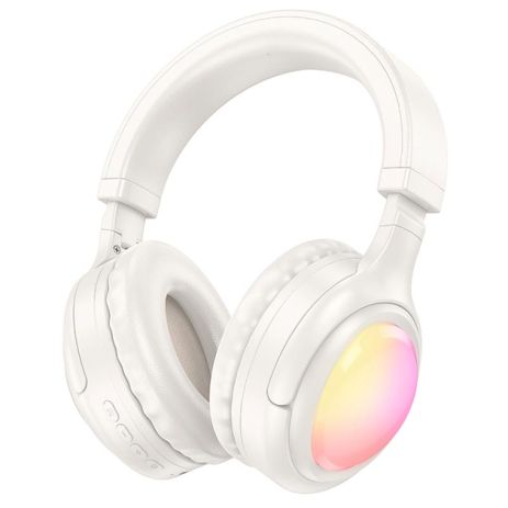 Навушники HOCO Focus BT headphones W48 | BT5.3, AUX / BT / TF, 46h | Milky white Навушники HOCO Focus BT headphones W48 | BT5.3, AUX / BT / TF, 46h | Milky white