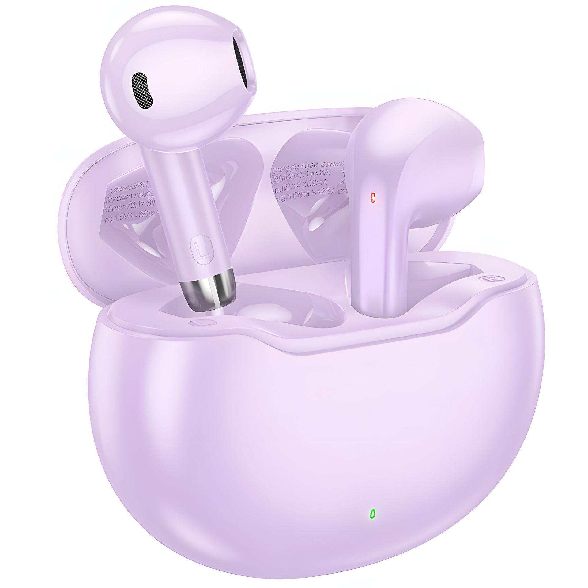 Навушники HOCO June true wireless BT headset EW61 | BT5.3, 40/320mAh, 7h | purple Навушники HOCO June true wireless BT headset EW61 | BT5.3, 40/320mAh, 7h | purple