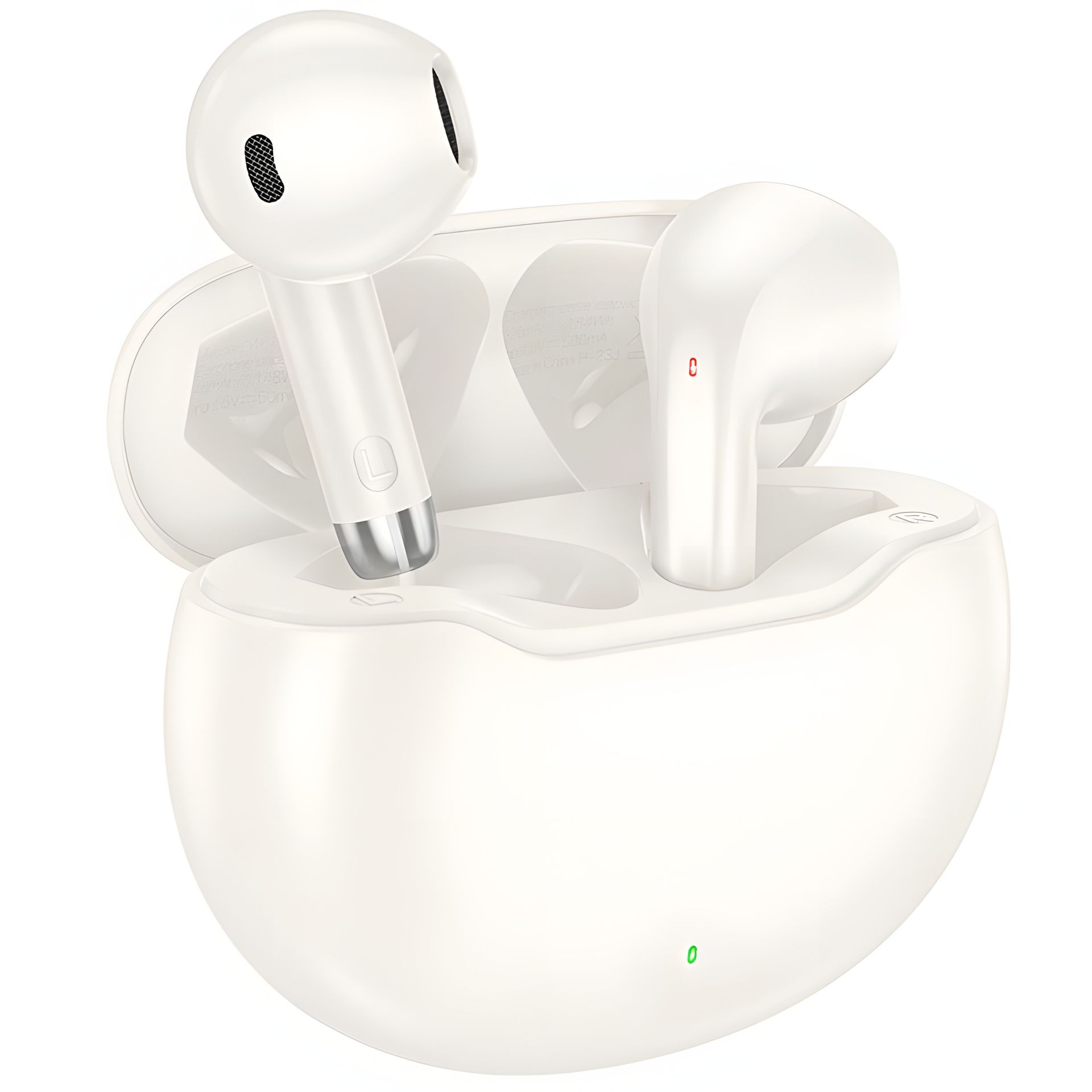 Навушники HOCO June true wireless BT headset EW61 | BT5.3, 40/320mAh, 7h | Milky white Навушники HOCO June true wireless BT headset EW61 | BT5.3, 40/320mAh, 7h | Milky white