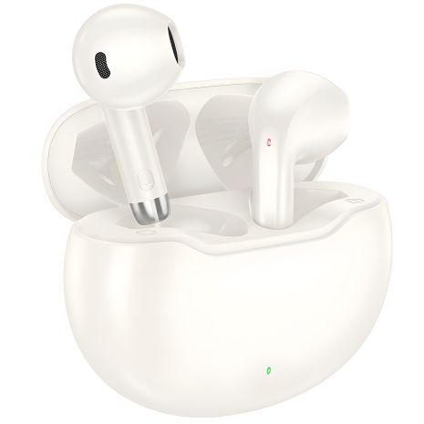 Навушники HOCO June true wireless BT headset EW61 | BT5.3, 40/320mAh, 7h | Milky white