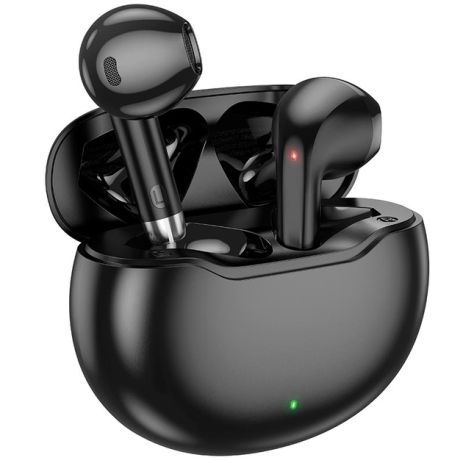 Наушники HOCO June true wireless BT headset EW61 |BT5.3, 40/320mAh, 7h| black Наушники HOCO June true wireless BT headset EW61 |BT5.3, 40/320mAh, 7h| black