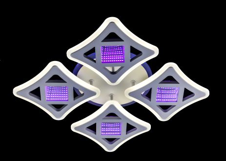 Люстра светодиодная VALESO V 3400-4C WH с пультом