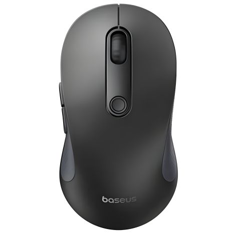 Беспроводная компьютерная мышь Baseus F02 Ergonomic Black, 2.4G/BT 5.2, 1000-4000 DPI