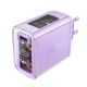 Сетевое зарядное устройство Acefast A45 USB/ 2 Type-C QC PD PD65W GaN фиолетовое Сетевое зарядное устройство Acefast A45 USB/ 2 Type-C QC PD PD65W GaN фиолетовое
