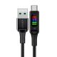 Кабель Acefast C7-04 з дисплеєм USB to Type-C 1.2m black