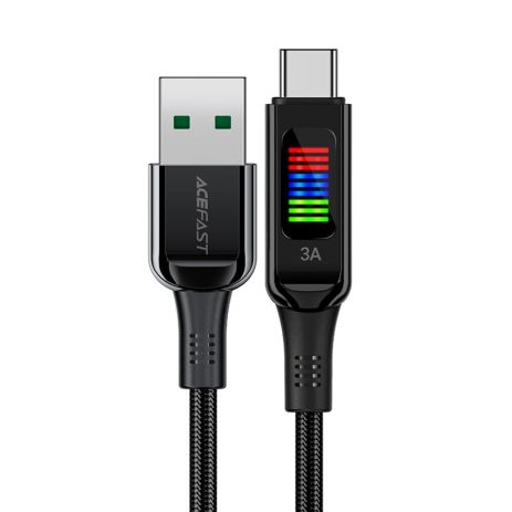 Кабель Acefast C7-04 с дисплеем USB to Type-C 1.2m black