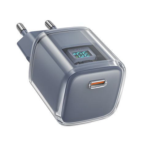 Зарядний пристрій Acefast A53 Type-C PD30W сіре Зарядний пристрій Acefast A53 Type-C PD30W сіре