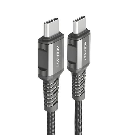 Кабель Acefast C1-09 Type-C to Type-C, 240W, PD3.1, 4K, 1m чорний Кабель Acefast C1-09 Type-C to Type-C, 240W, PD3.1, 4K, 1m чорний