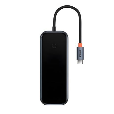 USB-Hub Baseus AcmeJoy 4-Port Type-C HUB Adapter (Type-C to USB3.0*3+Type-C PD&Data *1) Dark Gray WKJZ010213